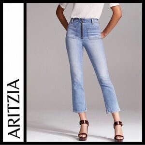 Aritzia Denim Forum The Just Peachy Straight Jeans